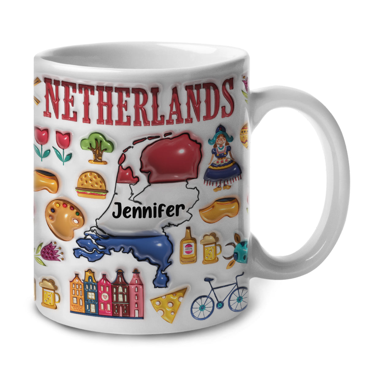 Custom Netherlands Coffee Mug Cup With Your Name
