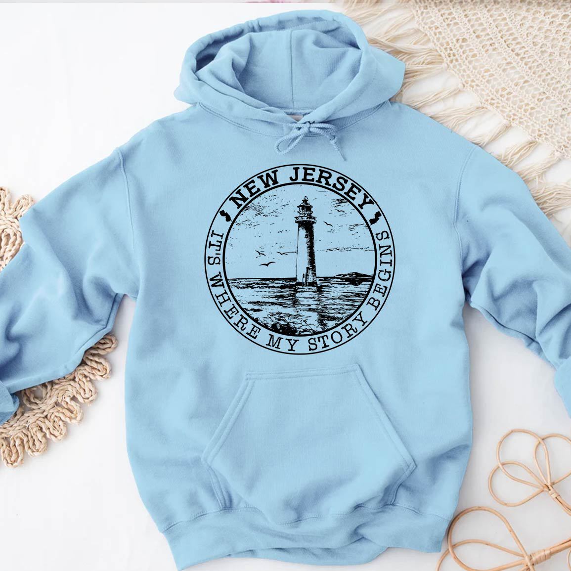 New Jersey It's Where My Story Begins Hoodie