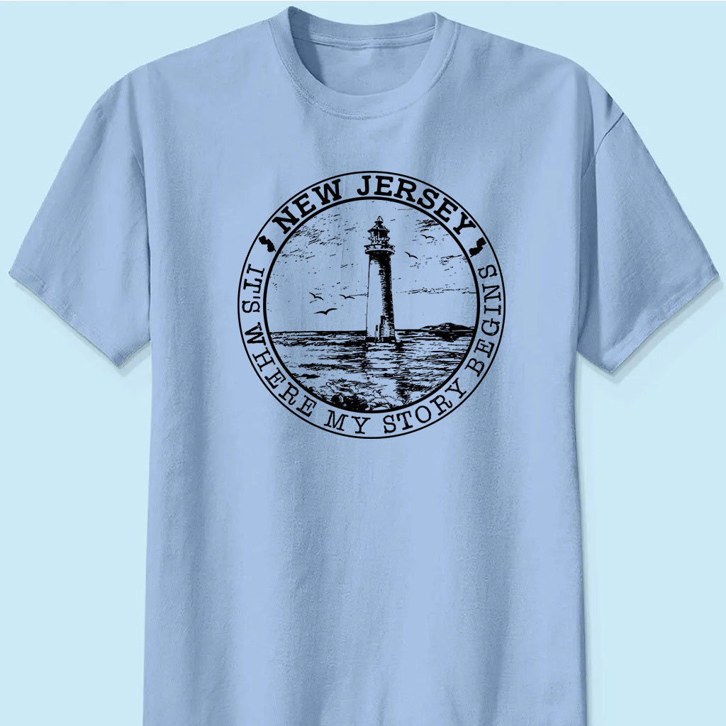 New Jersey It's Where My Story Begins Hoodie