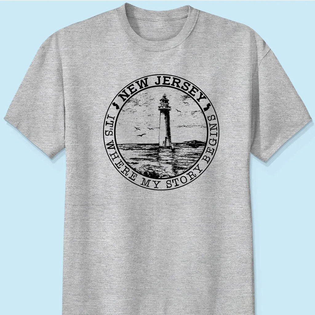 New Jersey It's Where My Story Begins Hoodie