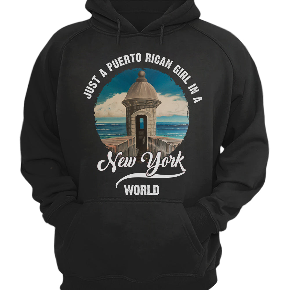 Just A Puerto Rican Girl In A New York World T-shirt
