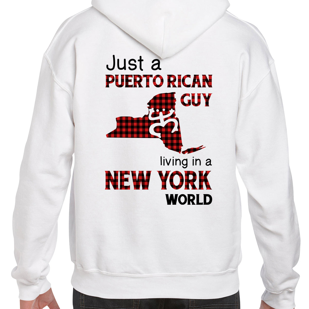 Just A Puerto Rican Guy Living In A New York World T-shirt