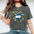 Nicaragua Heart Symbols Flag T-shirt For Nicaraguan
