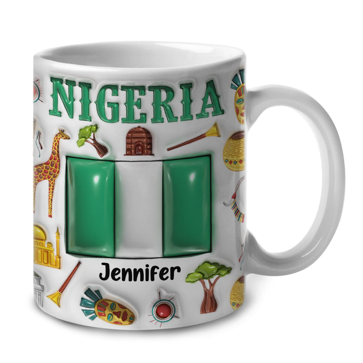 Custom Nigeria Coffee Mug Cup With Your Name