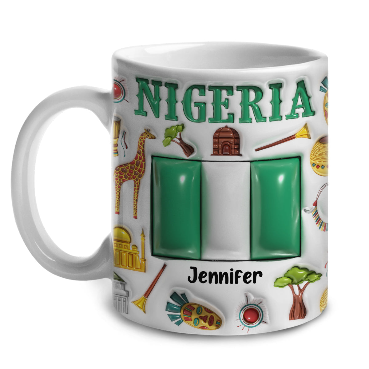 Custom Nigeria Coffee Mug Cup With Your Name