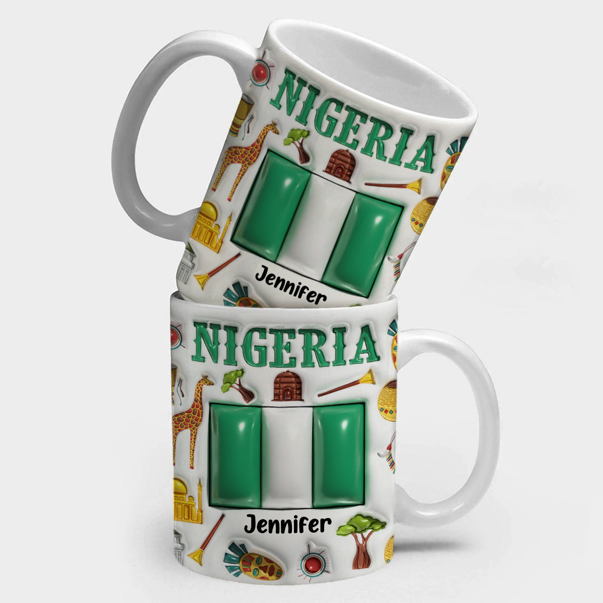 Custom Nigeria Coffee Mug Cup With Your Name