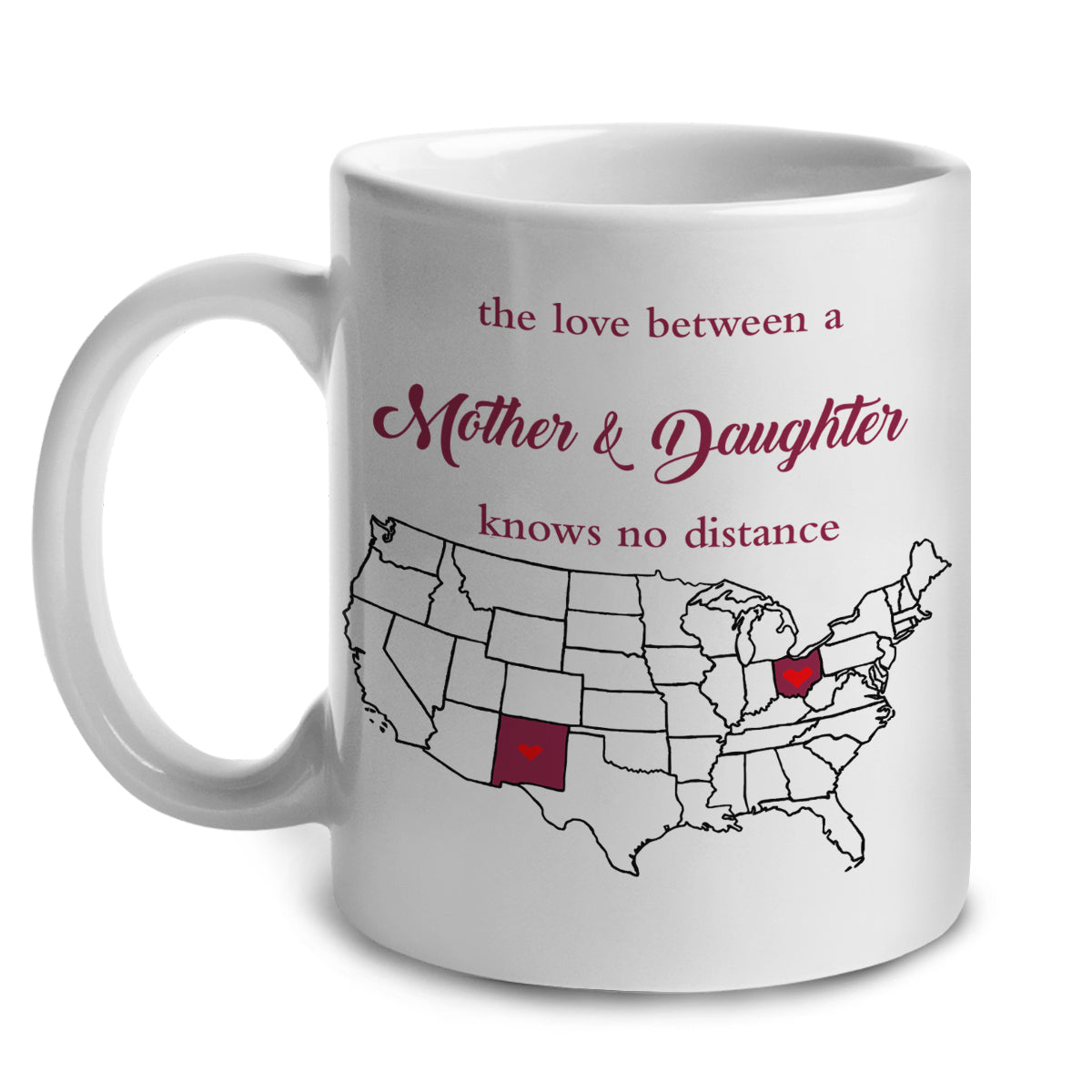 New Mexico Ohio Mother And Daughter Mug