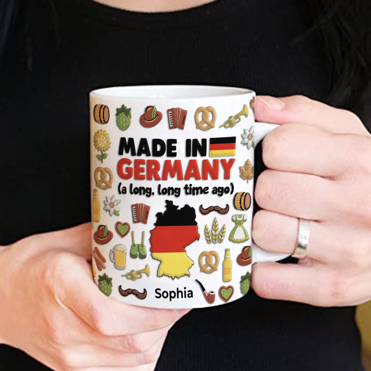 Made In Germany A Long Long Time Ago Mug And Your Name