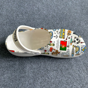 I'm Not Yelling I'm Portuguese Customize Clogs Shoes