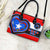 Puerto Rico Boricua Girl Personalized Leather Handbag Purse