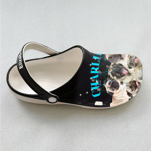 Personalized Dog Clogs Shoes With Bootleg Vintage Style