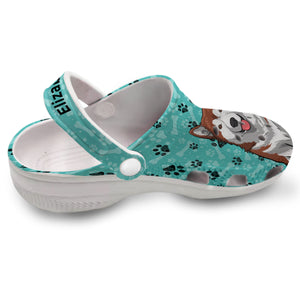 Personalized Dog Mom Clogs Shoes With Your Picture