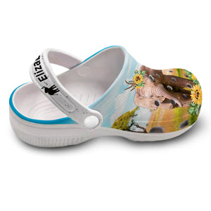 Personalized Elephant Clogs Shoes Just A Girl Who Loves Elephant