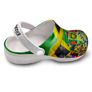 Personalized Jamaica Clogs Shoes With Beautiful Symbols