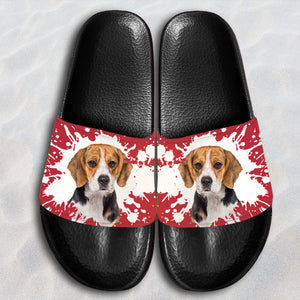 Personalized Pet Cat Dog Face Slide Sandals