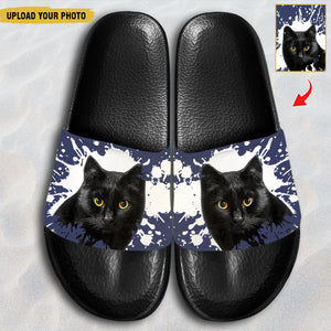 Personalized Pet Cat Dog Face Slide Sandals