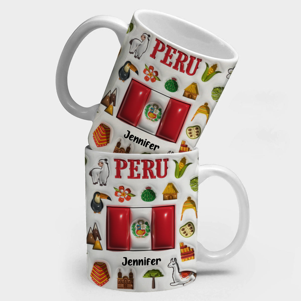 Custom Peru Coffee Mug Cup With Your Name
