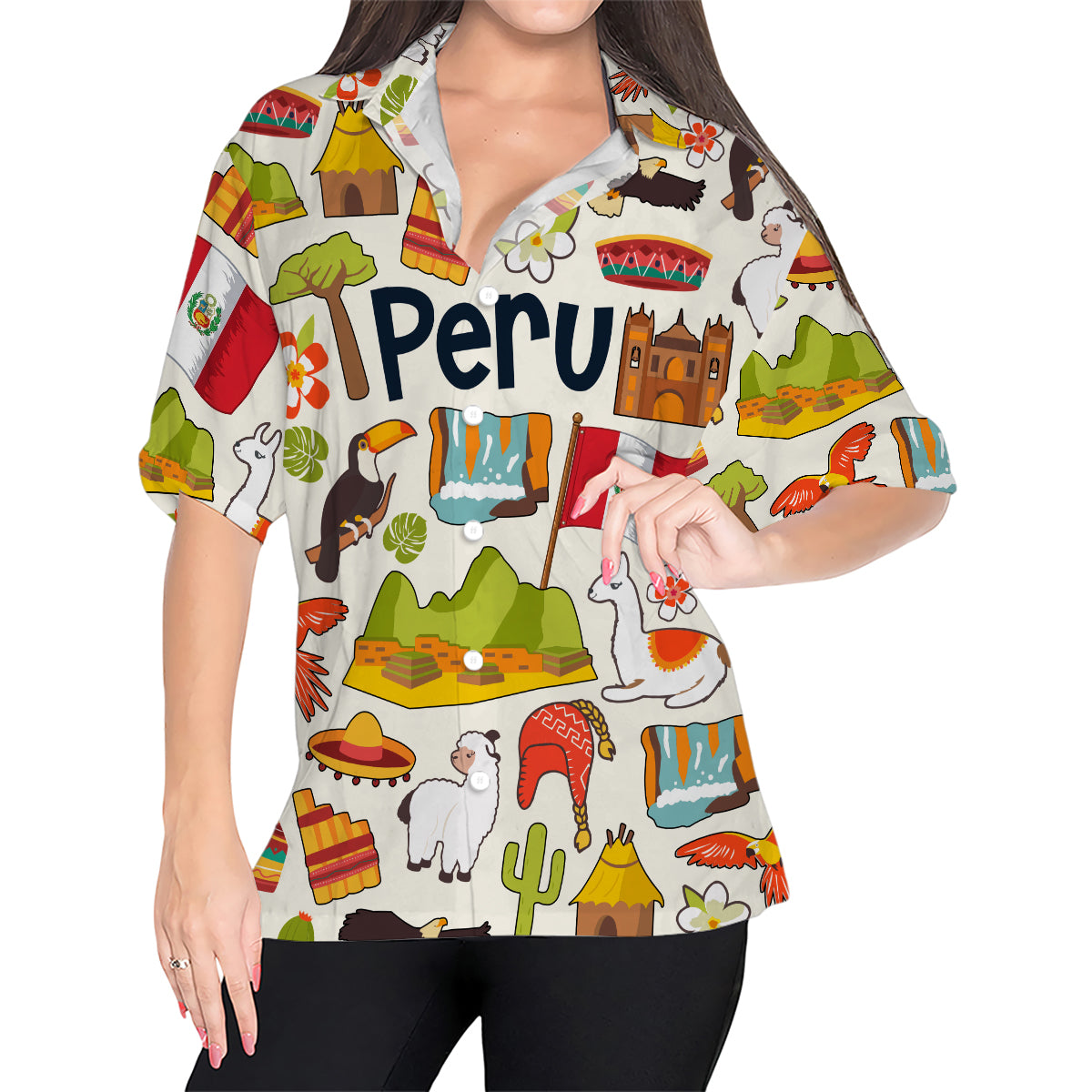 Peru Hawaiian Shirt For Vacation And Travel Lovers