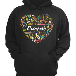Custom Philippines Heart T-shirt With Your Name
