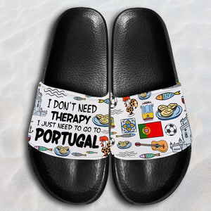 I Just To Go To Portugal Slide Sandals For Portuguese
