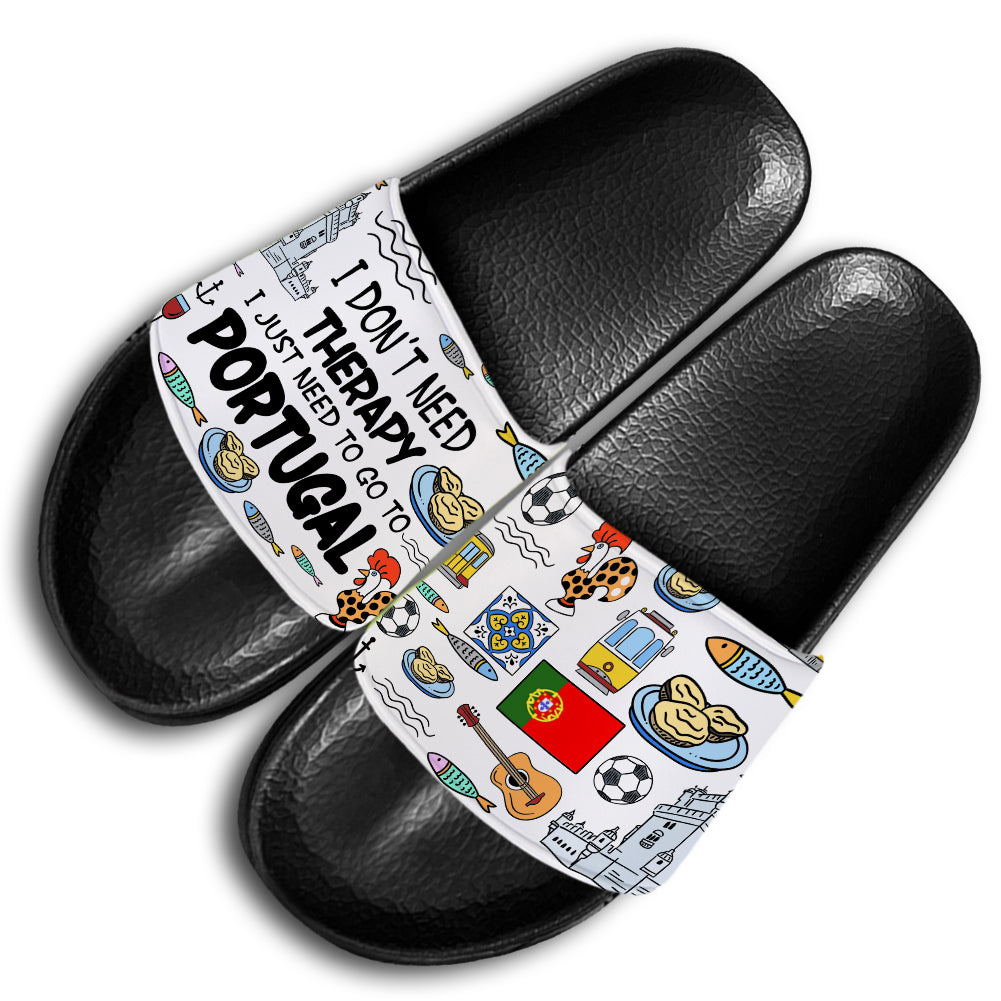 I Just To Go To Portugal Slide Sandals For Portuguese
