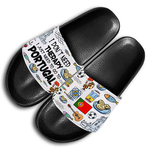 I Just To Go To Portugal Slide Sandals For Portuguese
