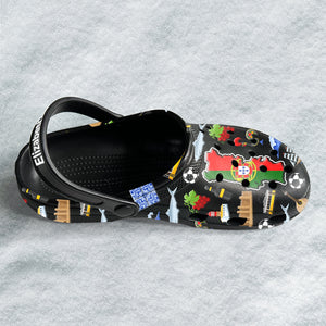 Portugal Customized Clogs Shoes With Portuguese Flag And Symbols v2