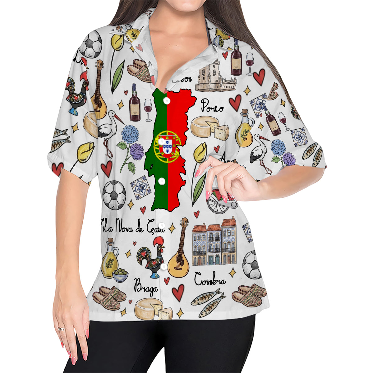Portugal Hawaiian Shirt For Vacation And Travel Lovers