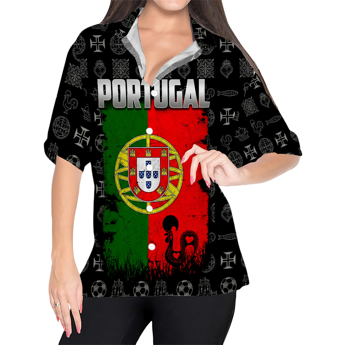 Portugal Hawaiian Shirt With Portuguese Style