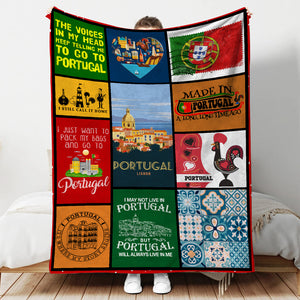Made In Portugal A Long Long Time Ago Blanket