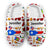 Puerto Rico Customized Slippers With Puerto Rican Flag And Symbols