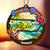 Puerto Rico Personalized Window Hanging Suncatcher Ornament