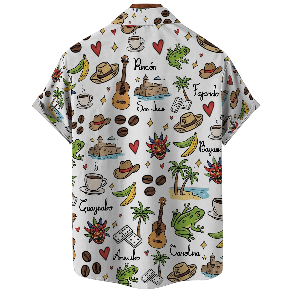Puerto Rico Hawaiian Shirt For Vacation And Travel Lovers