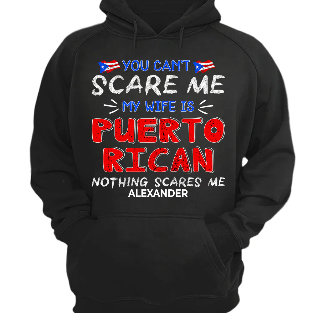 My Wife Is Puerto Rican Custom T-shirt With Your Name