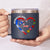 Boricua Puerto Rican Girl Custom 14oz Stainless Steel Tumbler With Handle