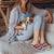 Custom Puerto Rico Symbols Heart Slippers With Your Name