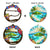 Puerto Rico Personalized Window Hanging Suncatcher Ornament