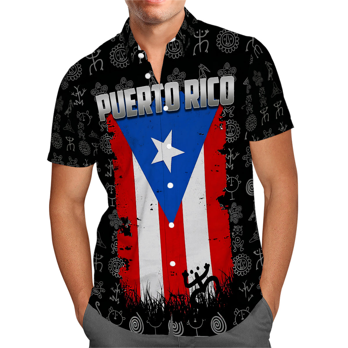 Puerto Rico Hawaiian Shirt With Puerto Rican Style