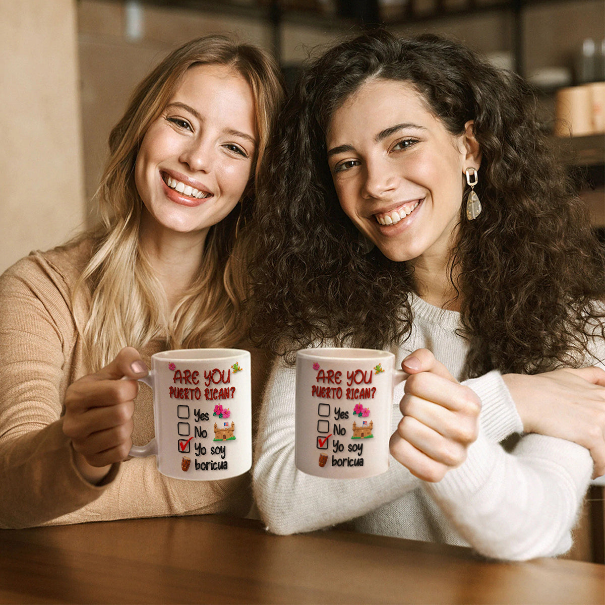 Are You Puerto Rican You Soy Boricua Mug With 2D Effect