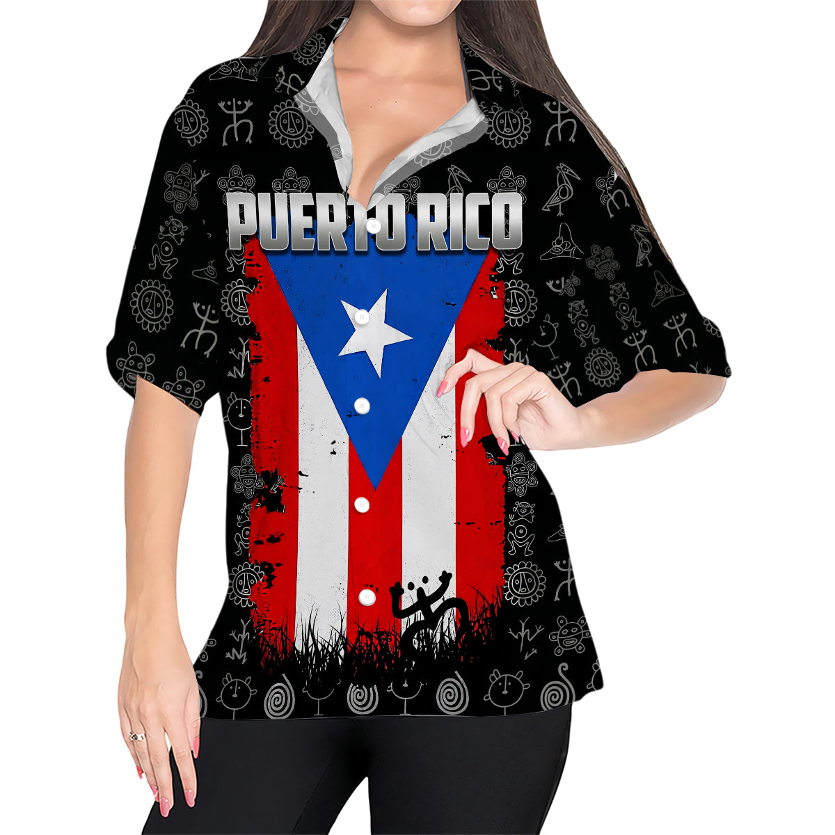 Puerto Rico Hawaiian Shirt With Puerto Rican Style