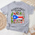 Customized Puerto Rico T-shirt With Symbols And Name