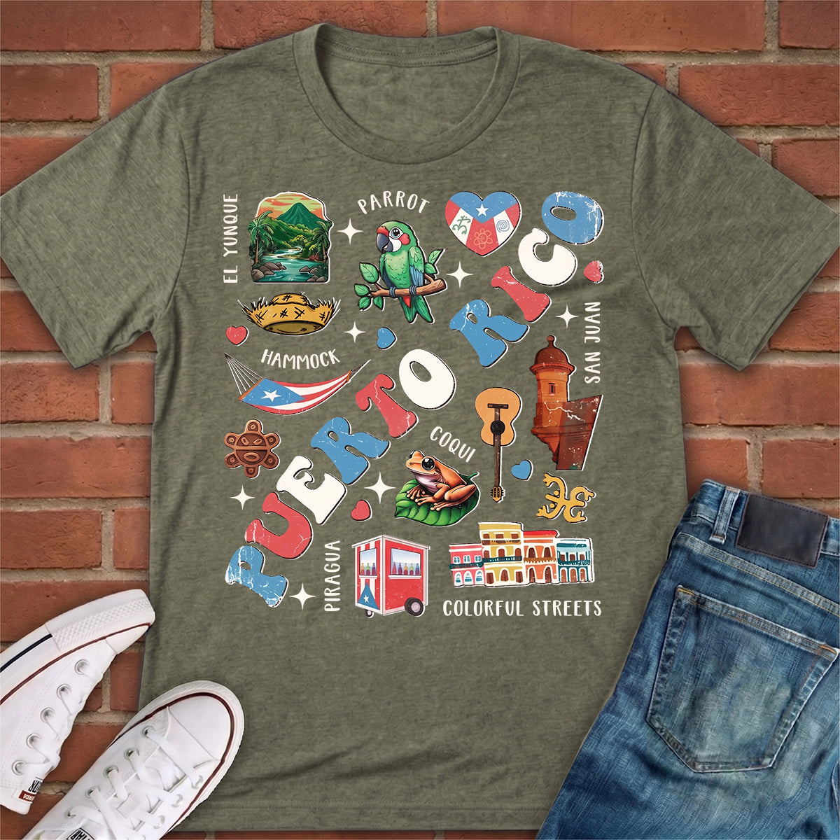 Puerto Rico T-shirt For Puerto Rico Vacation Gift