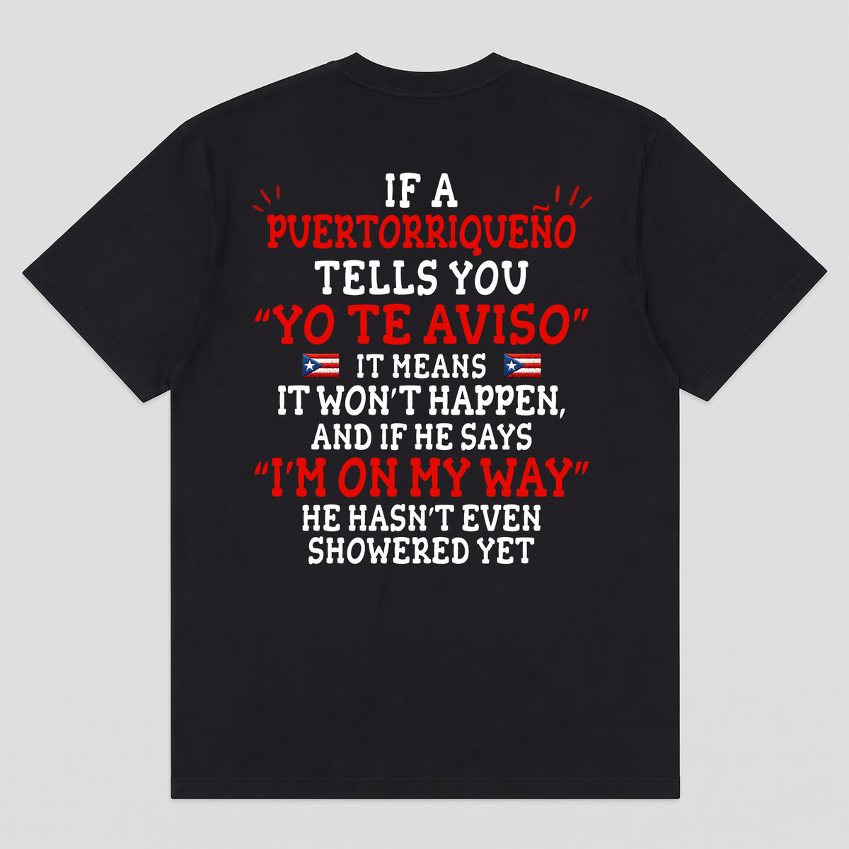 Puerto Rico T-shirt With A Funny Quote