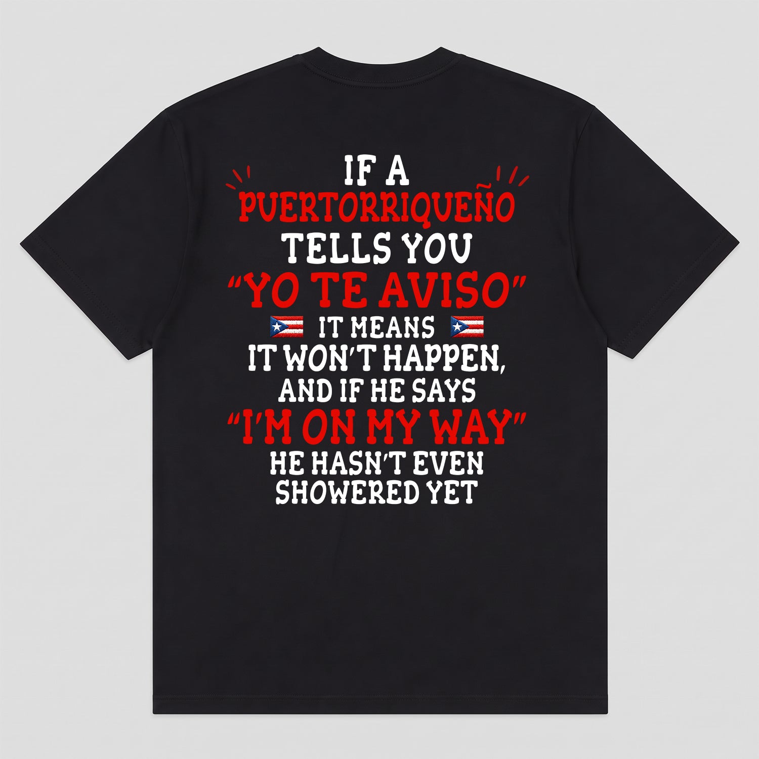 Puerto Rico T-shirt With A Funny Quote