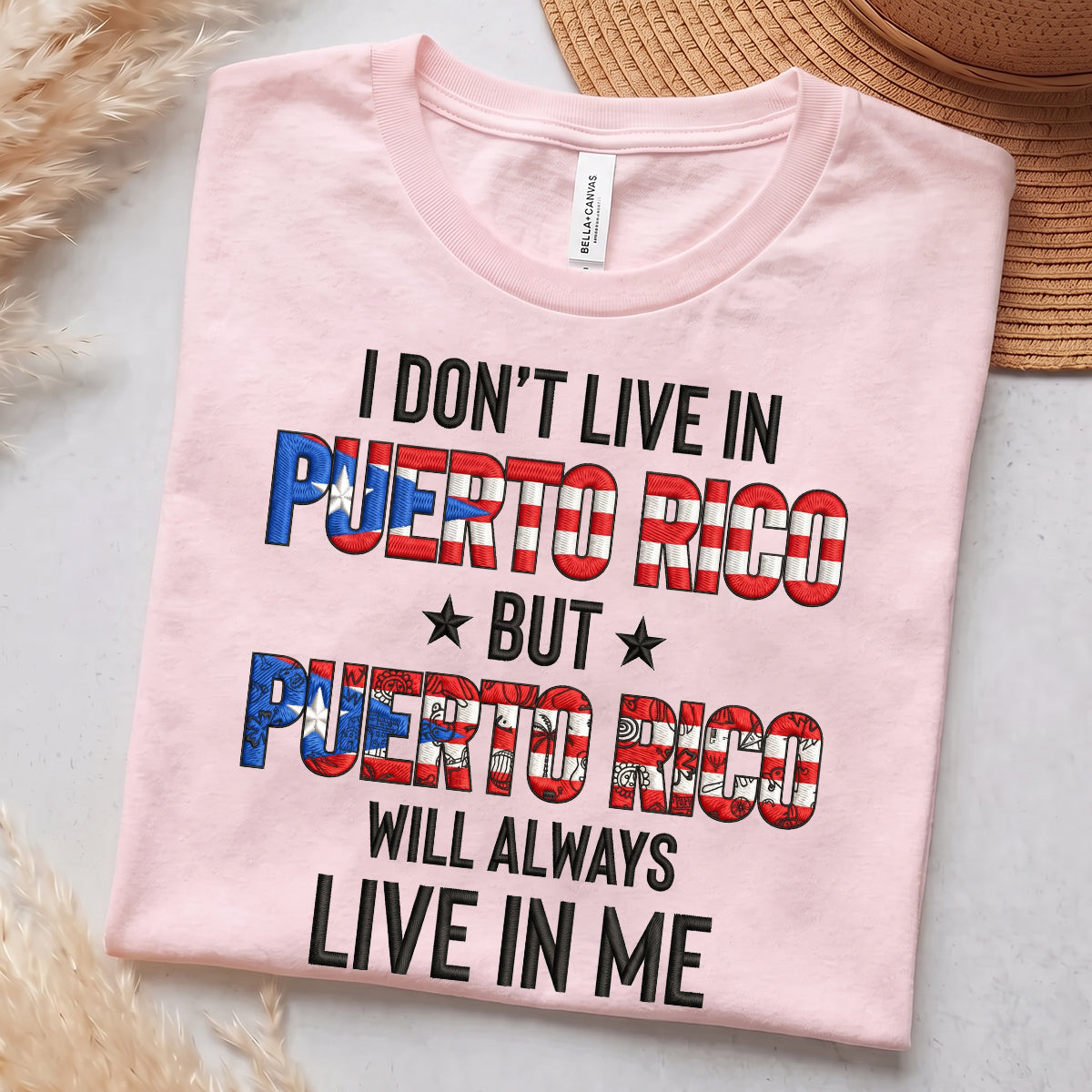 Puerto Rico Will Always Live In Me T-shirt With 2D Effect