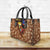 Puerto Rico Leather Handbag Purse With Symbols Flag