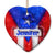 Custom Puerto Rico Puerto Rican Heart Ornament With Symbols