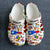 Customized Clogs Shoes With Puerto Rico Flag And Symbols