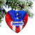 Custom Puerto Rico Puerto Rican Heart Ornament With Symbols