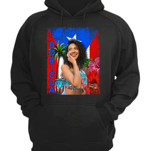 Customized Puerto Rico Boricua T-shirt, Symbols